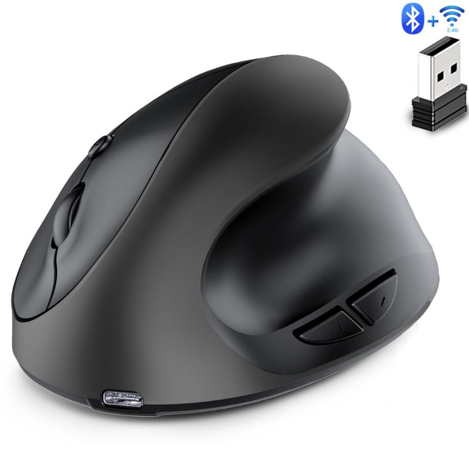 ⭐️⭐️⭐️⭐️⭐️ SOURIS ERGONOMIQUE SANS FIL, AVEC BLUEETOOTH, RECHARGEABLE DERNIÈRE GÉNÉRATION